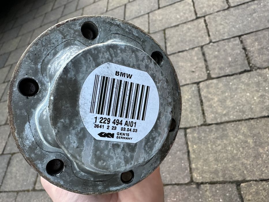 BMW E46 półoś prawa tył oryginał
