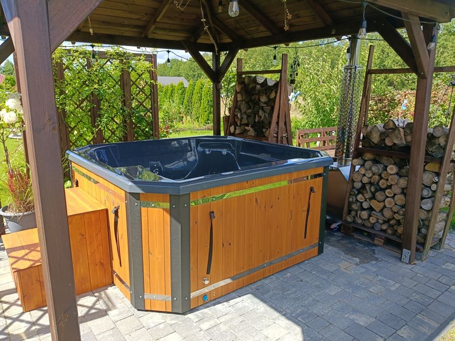 Jacuzzi ogrodowe Balia Ogrodowa z piecem zewnetrznym, raty 0%