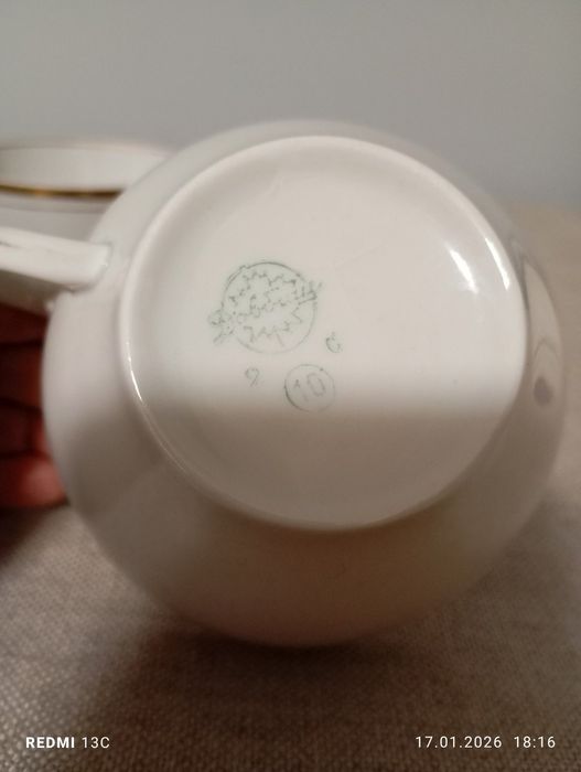 Чашки, молочник. Винтаж 60е