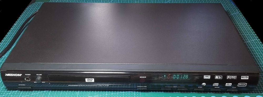 Odtwarzacz DVD/CD Medion MD 7457 Dolby Digital 5.1, wyjścia audio 5.1