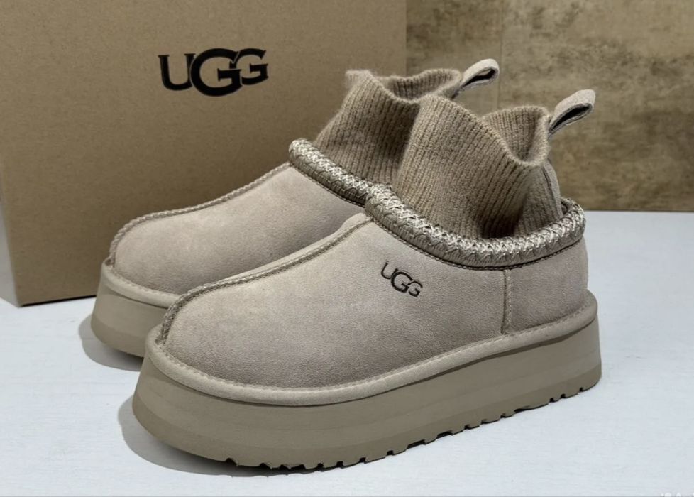 UGG tazz platform sock уггі шкарпетка угги носок черные серые рыжие