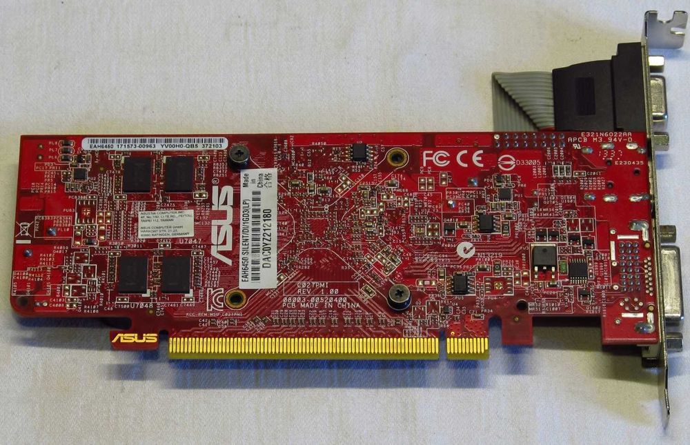 ASUS Radeon EAH6450 1GB Silent – karta graficzna, pasuje do PC, cicha