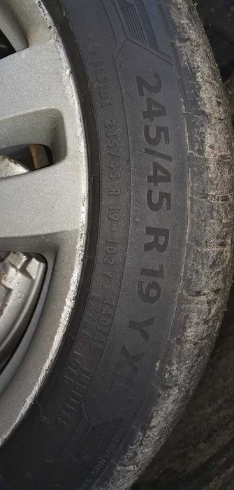 Alufelgi Jaguar 5x108 r19 oryginalne używane kolor srebrny