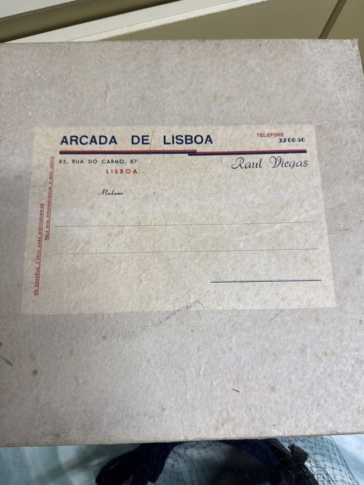 Chapéu senhora Arcada de Lisboa