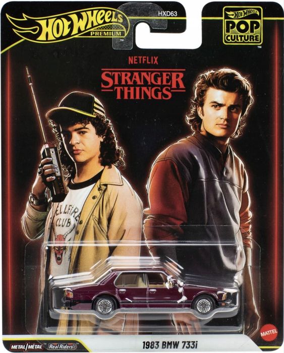 Hot Wheels Premium Pop Culture Stranger Things 1983 BMW 733i