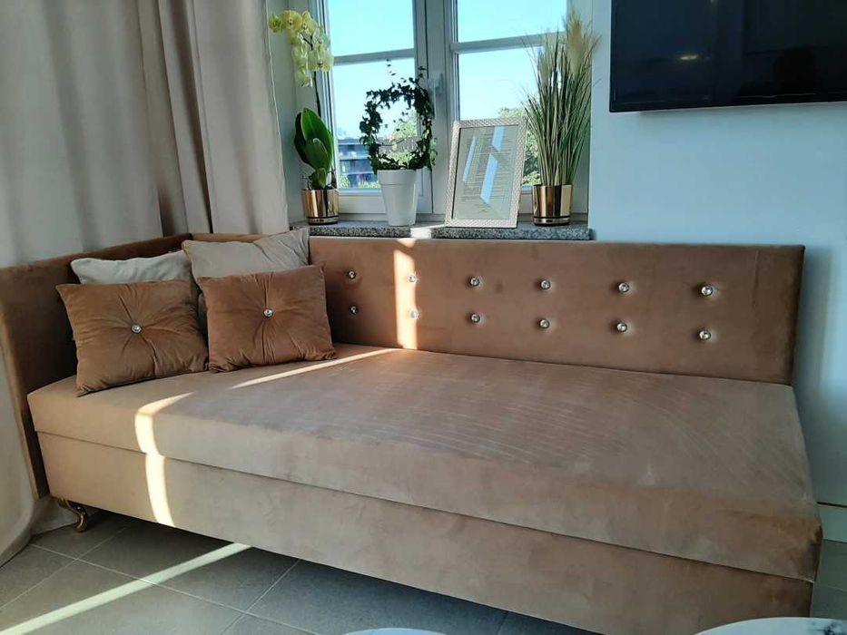 Łóżko tapczan młodzieżowy 80/195 z pojemnikiem