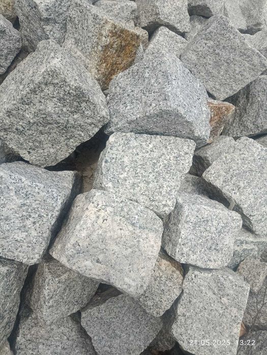 kostka granitowa duża szara formak 15/17