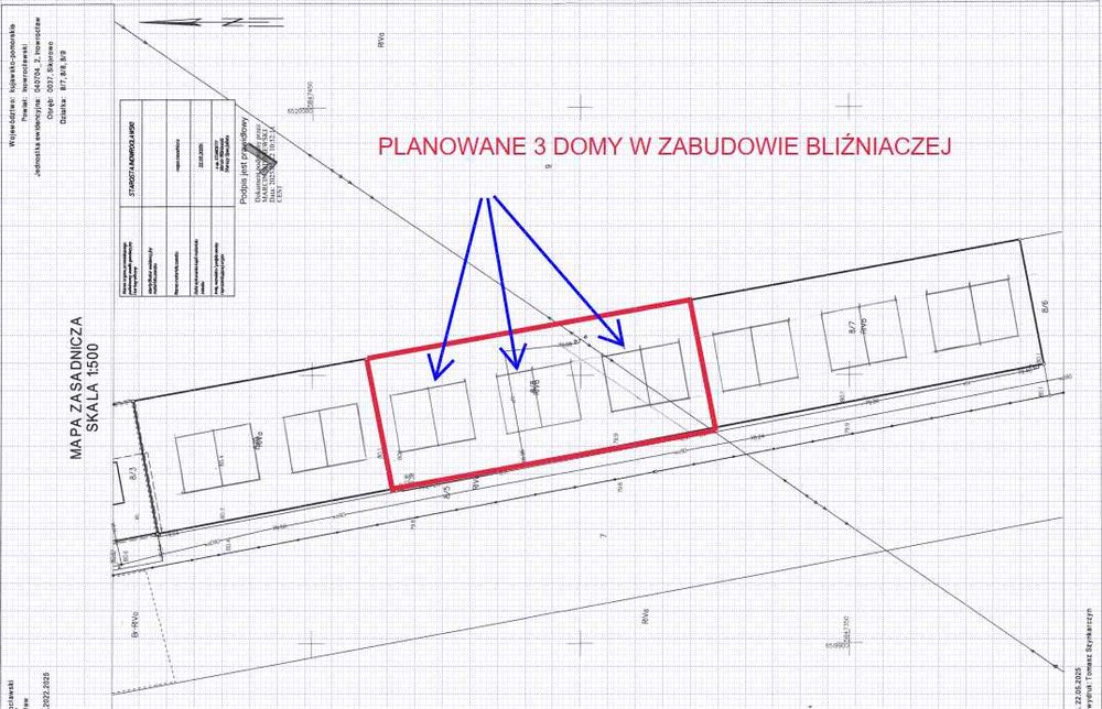 Działka w miejscowości Sikorowo 7 km od rynku w Inowrocławiu z warunkami zabudowy - Widok 3