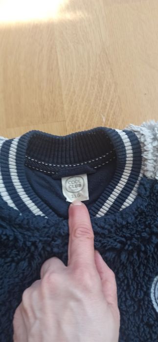 Kurtka bluza ocieplana polar Smyk Cool Club 116