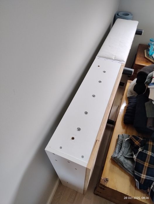 sofa chaise longue com arrumação ikea GRONLID, capa cinzenta