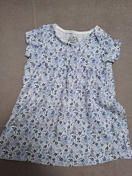 Sukienki, dwupak, r.80, 9-12m-cy