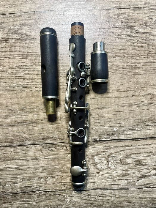 Drewniany flet poprzeczny piccolo XIX wiek