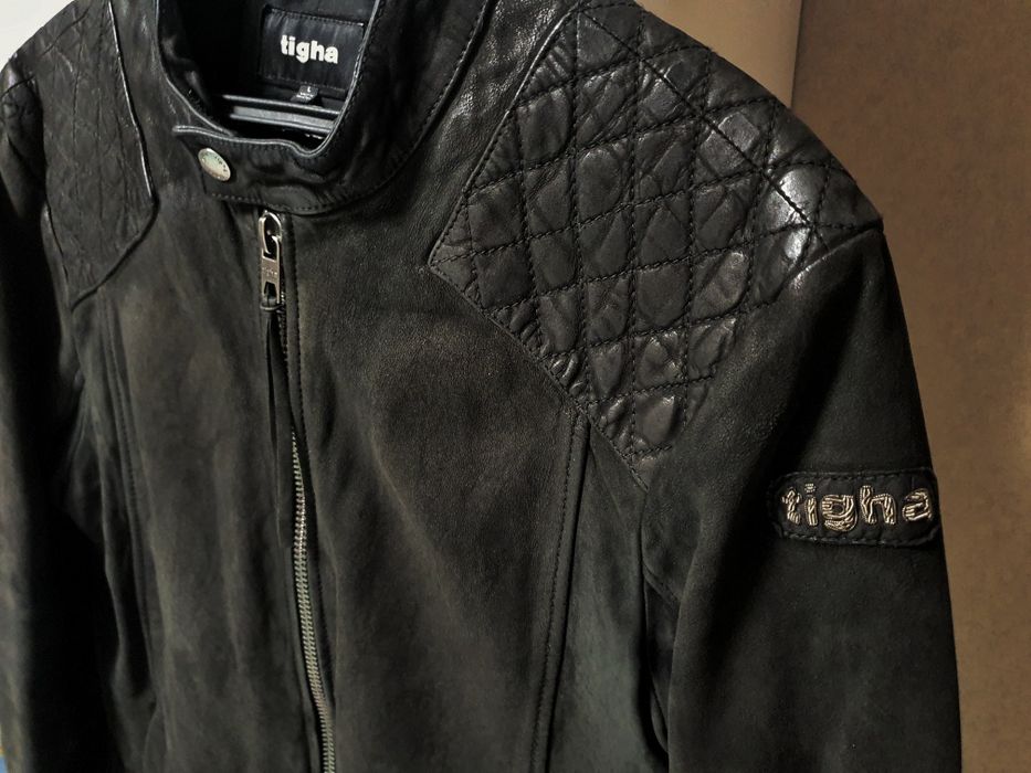 Куртка чоловіча натуральна шкіра Tigha демісезон