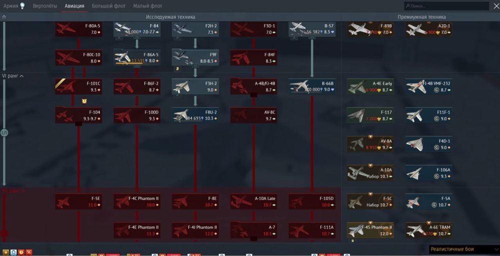 Акаунт War Thunder Вар Тандер