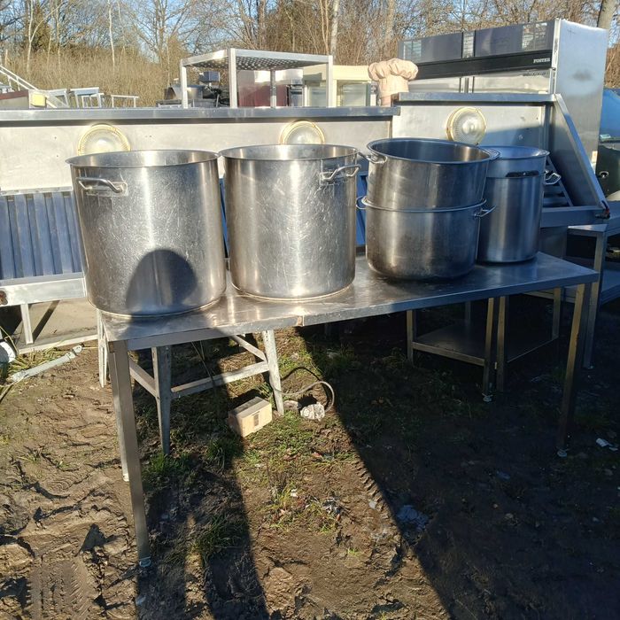 Garnek stal nierdzewna 30l 37l grube dno