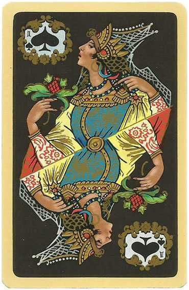 Игральные карты Палех (Ленинградские), 1991 г.