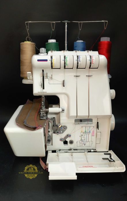 Szwedzki Owerlok skóra  jeans dresówka  dzianina Gwarancja 12 msc