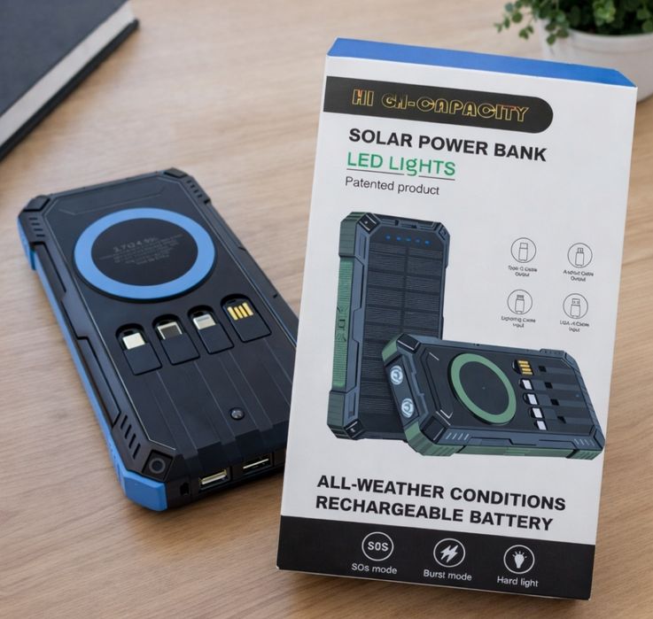 Потужний повербанк  50000 mAh з ліхтариком