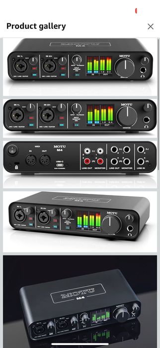 Motu m4 - Audio interface - USB c - LIKE NEW