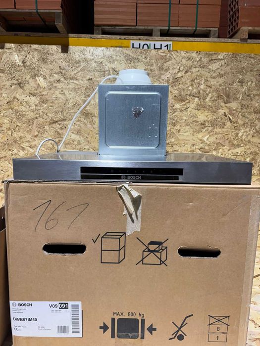 Exaustor BOSCH DWB67IM50 (458 m3/h - 60 cm - Inox)