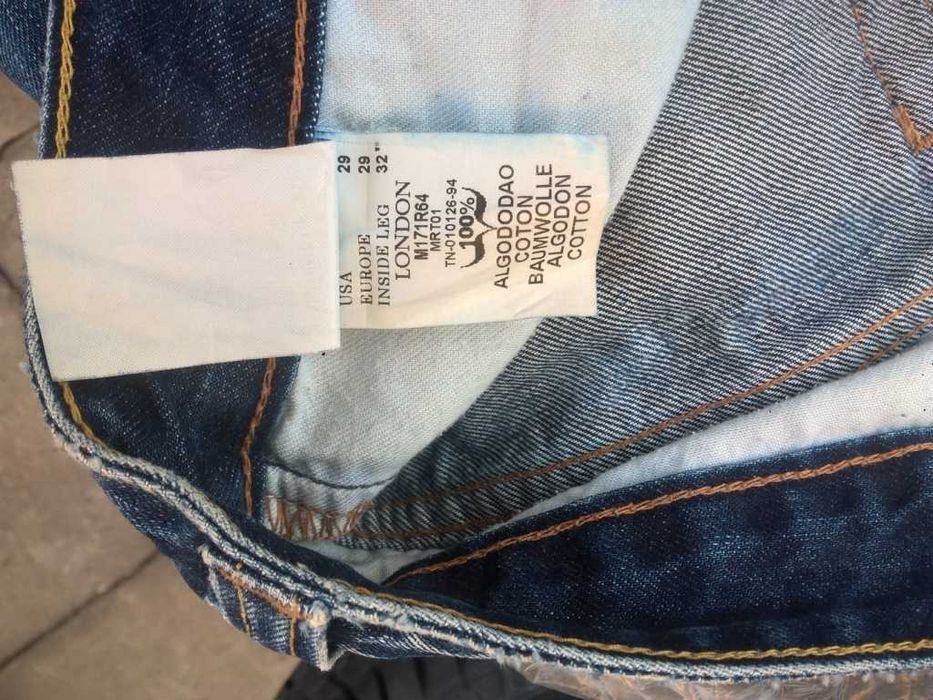 Jak NOWE Spodnie men długie wycierane PePe Jeans London 29/32"Oryginał