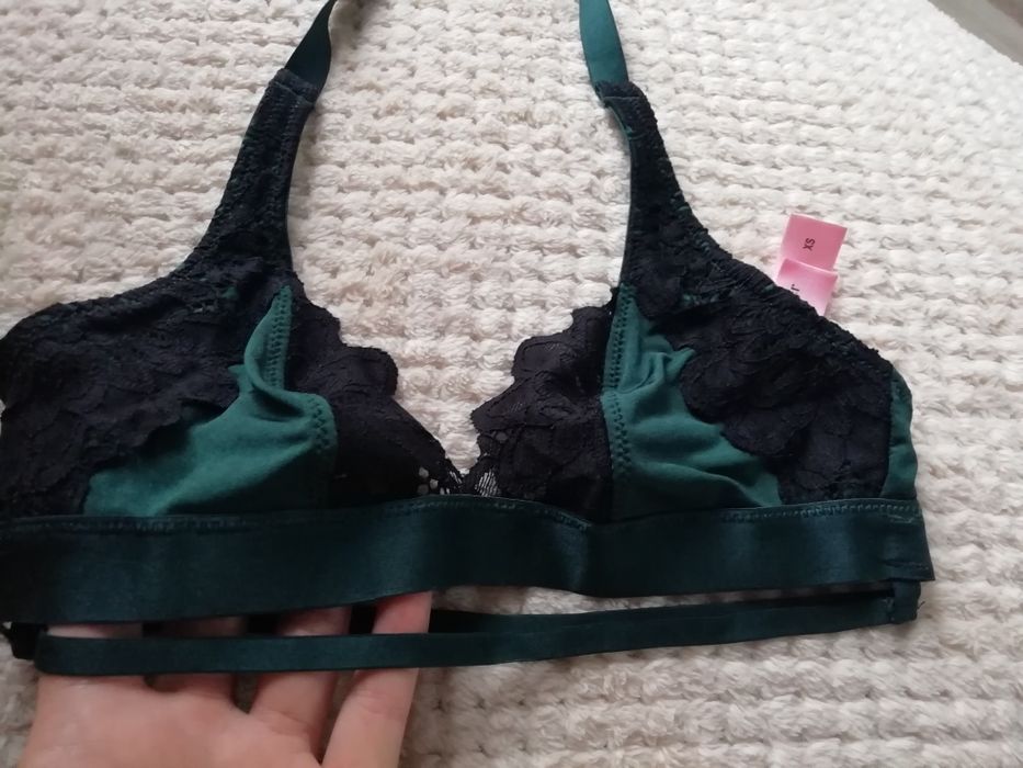 Biustonosz XS butelkowa zieleń