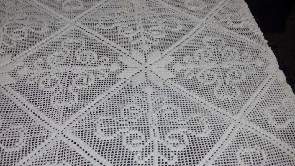 Colcha Crochet muito linda