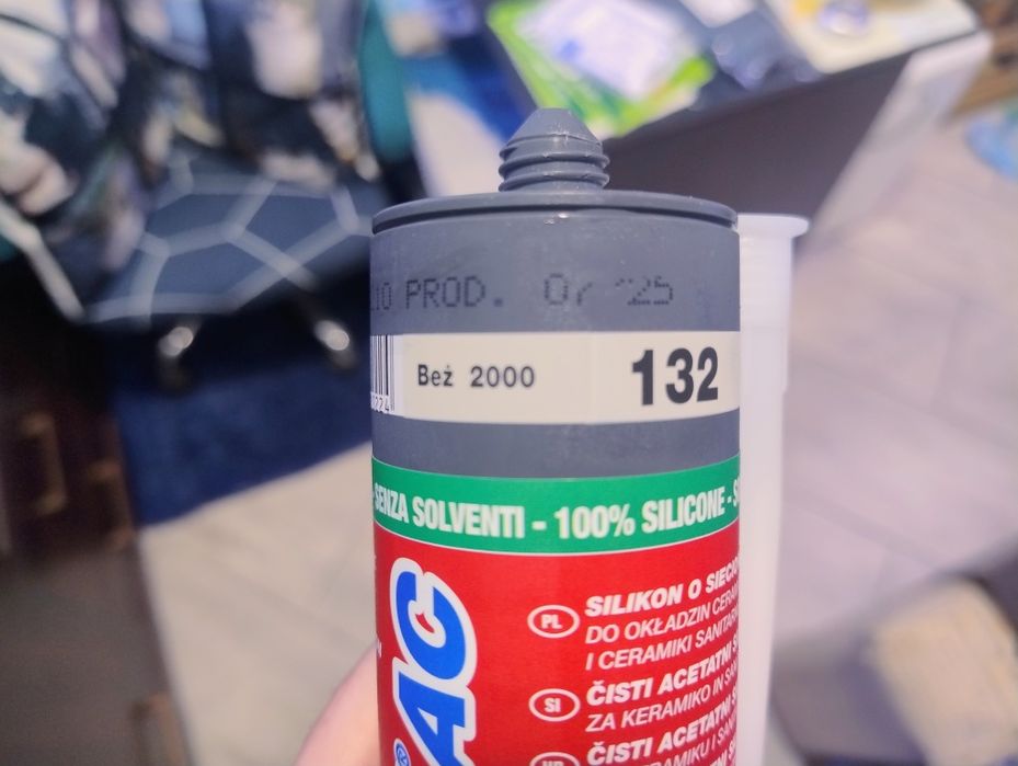 Silikon sanitarny Mapei Mapesil AC Bez 200 132