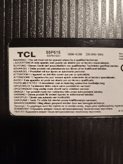 Smart TV TCL Android 55