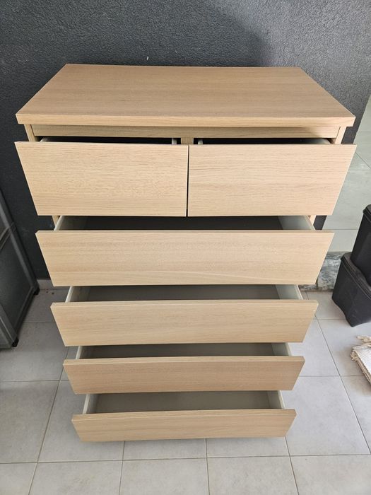 Movel MALM IKEA cor carvalho
