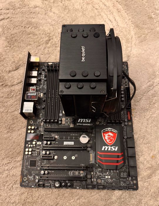Zestaw Gaming MSI X99a Gaming 7 + Intel Core I7-6800K Be Quiet