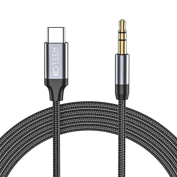 Kabel Tech-Protect UltraBoost audio Usb-c / mini jack 3.5mm 1 m - czar