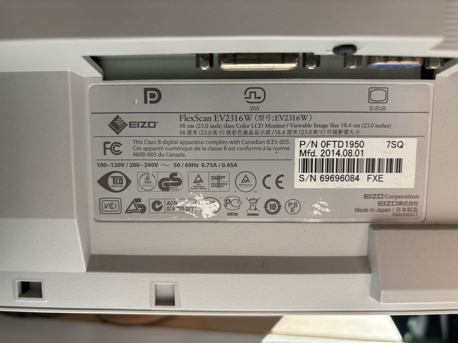 Monitor komputerowy EIZO 23”