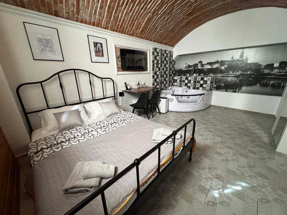 ‼️APARTAMENTY na doby z JACUZZI w Krakowie! 1km-KAZIMIERZ,2km- RYNEK‼️