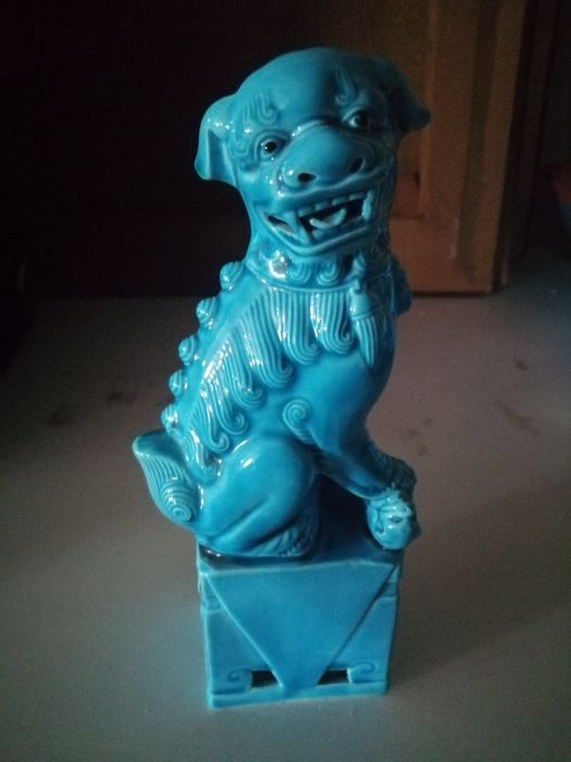 Cão de foo porcelana