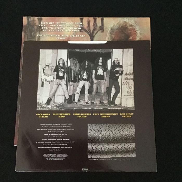 Cannibal Corpse - Tomb of the Mutilated LP (ed.1992)