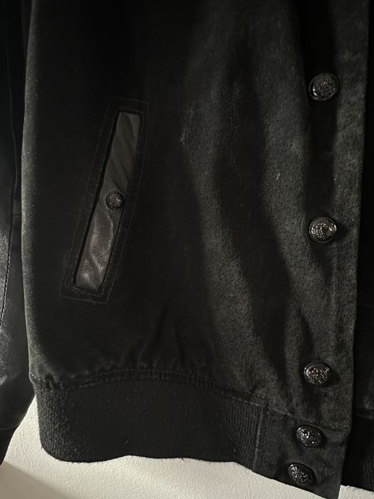 Skórzana kurtka bomberka Mango