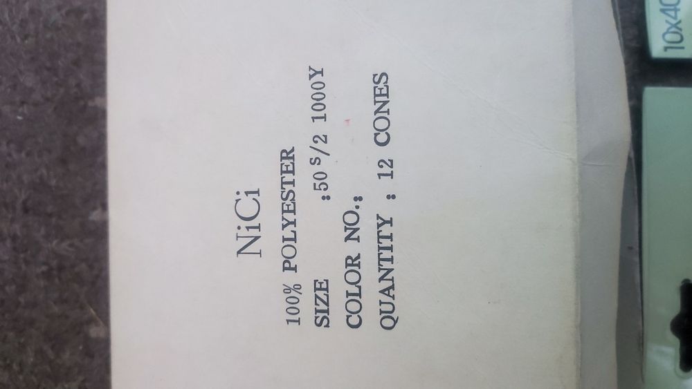 36 szpulek nici, nowe