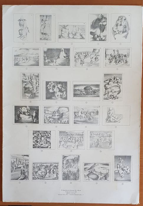 Desenhos da prisão - Capa assinada (Álvaro Cunhal)