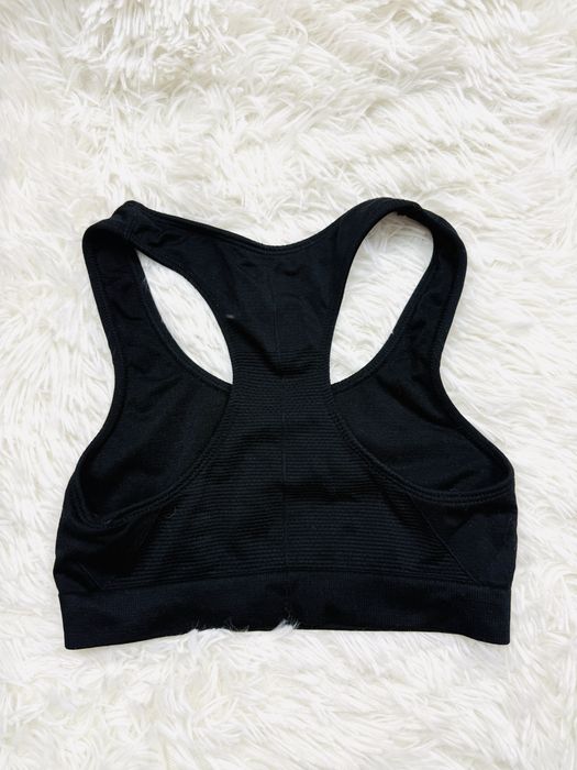 Biustonosz sportowy miękki S 36 czarny