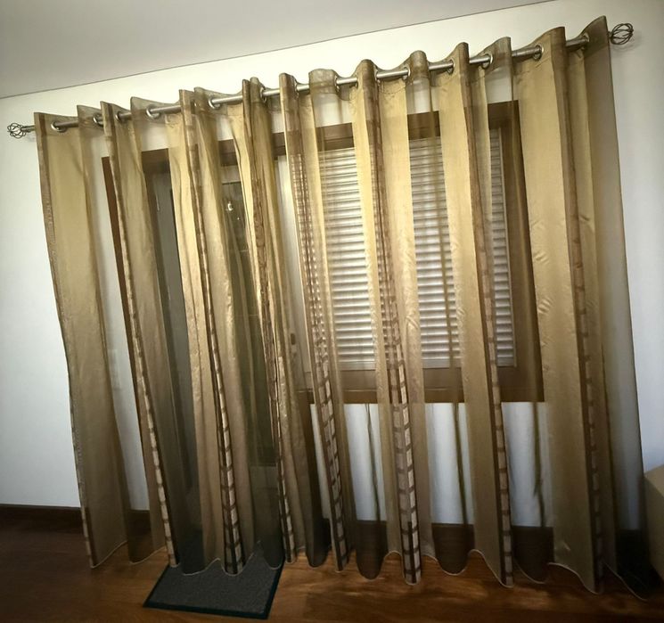 Cortinas em Organza