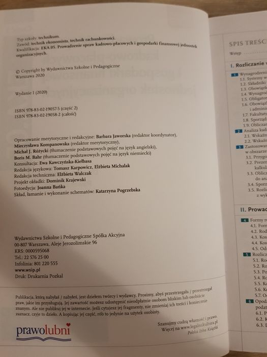 Podręcznik Prowadenie spraw kadrowo-płacowych i gospodarki finansowej