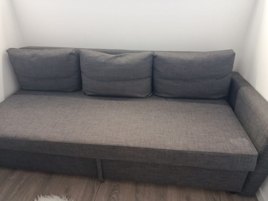 Sofa cama 3 lugares IKEA Friheten (cinzento escuro)