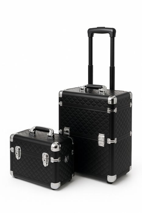 Kufer kosmetyczny, walizka na kosmetyki duża 2w1