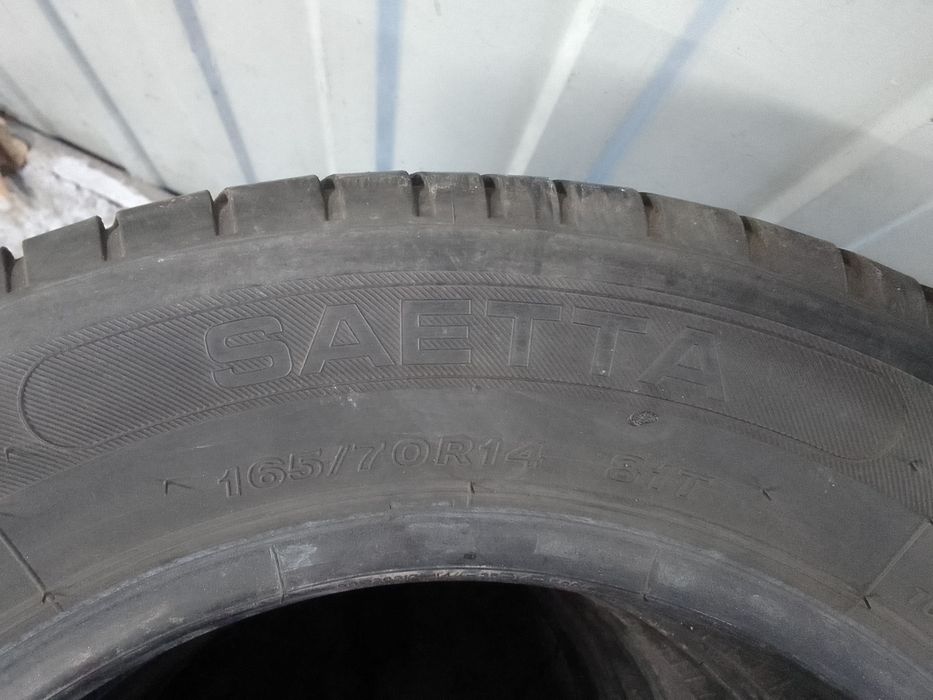 Cena za 4 Opony letnie 165/70r14 SAETTA 6mm