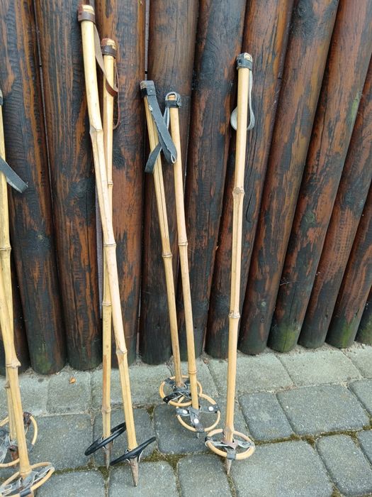 Bambusowe kijki narciarskie