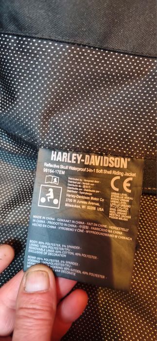 Oryginalna kurtka harley davidson materiałowa xl