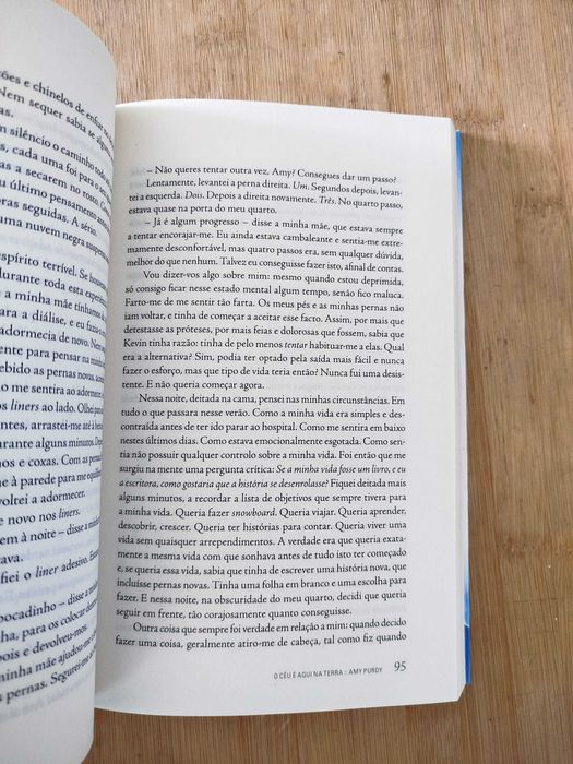 O Céu é aqui na Terra de Amy Purdy