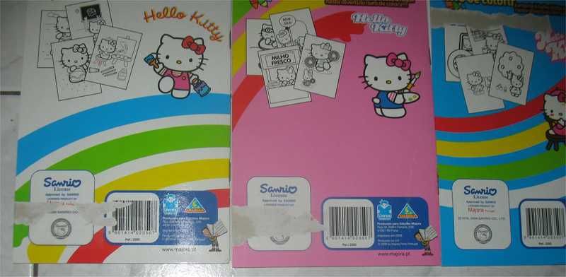 Majora - Conjunto Hello Kitty - Jogo/Puzzle + 6 livros de colorir