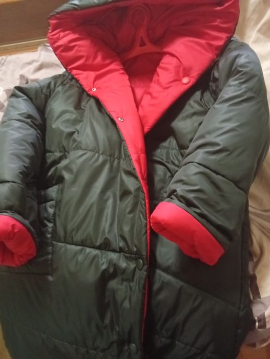 Двухстороннее зимнее пальто